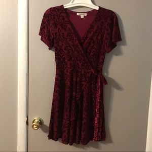 Francesca’s Velvet Dress
